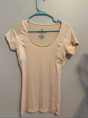Thompson Nude Short Sleeve Scoop Neck Tee